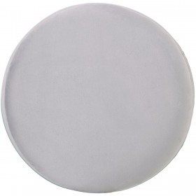 Puff Alexandra House Living Beige Grigio Velluto Legno 39 x 44 x 39 cm