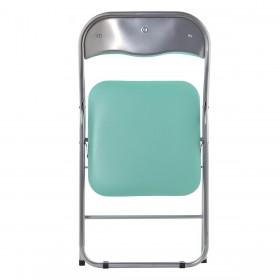 Sedia Pieghevole Alexandra House Living Azzurro 44 x 78 x 46 cm