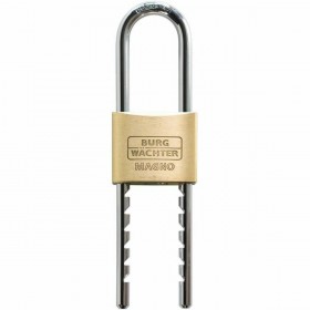 Lucchetto con chiave Burg-Wachter 400 E HB 50 Flex SB Metallo Acciaio Rettangolare