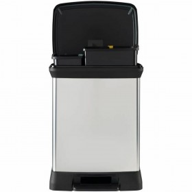 Secchio per Raccolta Differenziata Curver Duo Déco Argentato 10 L 18 L