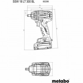 Cacciavite Metabo SSW 18 LT 300 BL