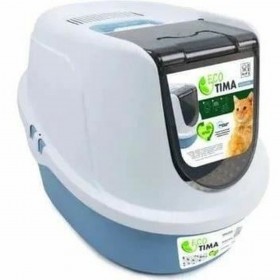 Lettiera per Gatti MPETS ECO TIMA Azzurro Plastica