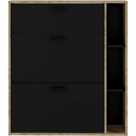 Scarpiera Leona Marrone Rovere Melammina 90 x 25 x 102 cm
