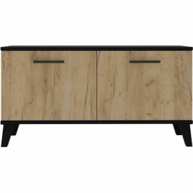 Scarpiera THEO  Marrone Nero Rovere Melammina 100 x 40 x 52 cm