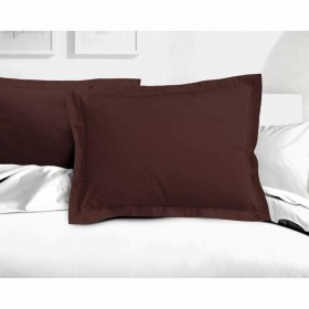 Set di federe Lovely Home LH71587 Marrone 50 x 70 cm 2 Unità