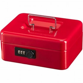 Cassetta di raccolta Burg-Wachter Money Code 5020 Rosso Acciaio Combinazione