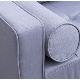 Divano Alexandra House Living Grigio 145 x 83 x 80 cm
