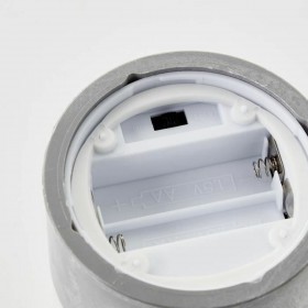 Candela LED Brilliant Grigio Metallo 3 Unità