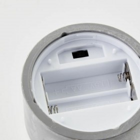Candela LED Brilliant Grigio Metallo 3 Unità