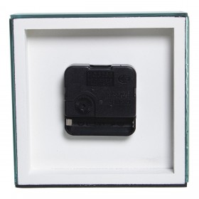 Orologio da Tavolo Alexandra House Living Bianco Nero Cristallo 14 x 14 x 4 cm