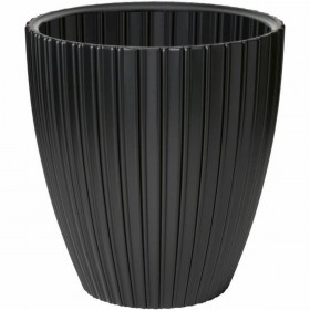 Vaso Garden ID Fancy Nero Polietilene 40 x 42 cm