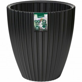 Vaso Garden ID Fancy Nero Polietilene 40 x 42 cm
