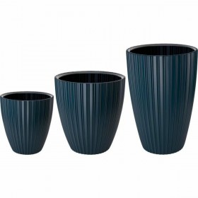 Vaso Garden ID Fancy Azzurro Polietilene 40 x 42 cm