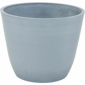 Vaso Mega Collections Ecostone Egg Grigio 53 x 40 cm