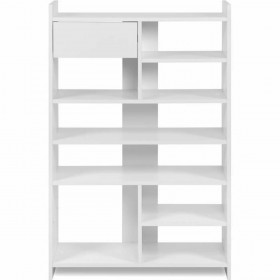 Scarpiera MÜNSTER Bianco Rettangolare 71,5 x 25 x 109 cm