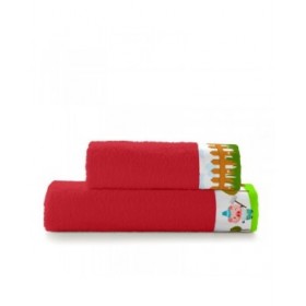Set di asciugamani HappyFriday MR FOX Rosso 2 Pezzi