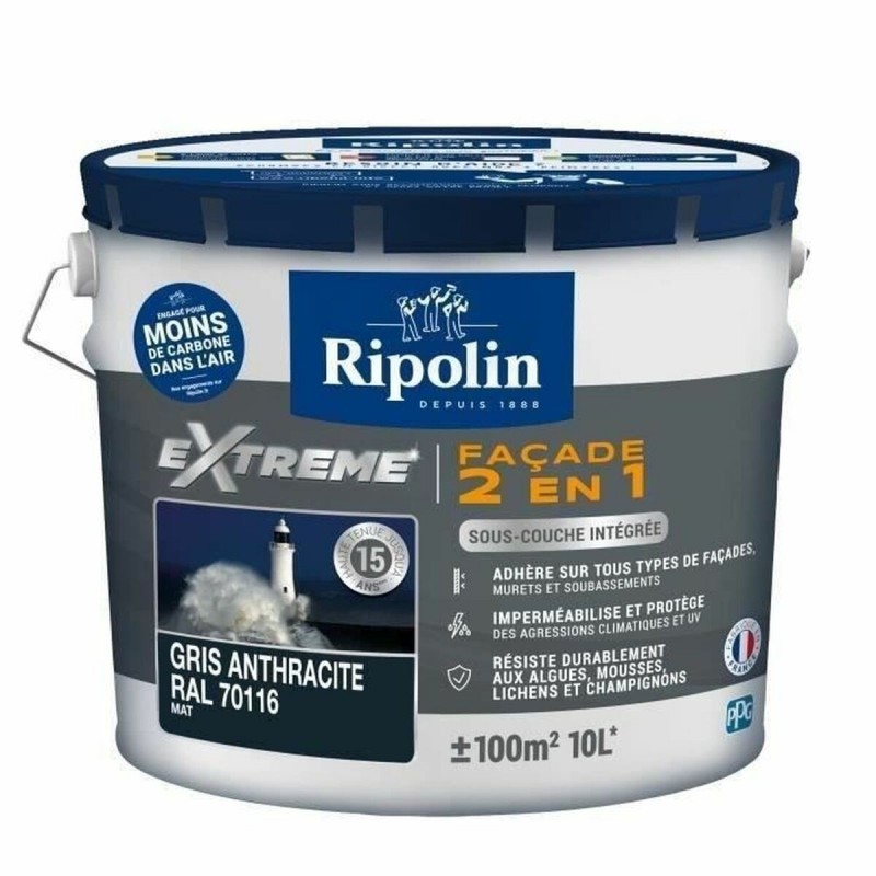 Vernice di Fondo Ripolin Grigio Mat 10 L