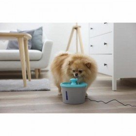 Fontana per Animali Domestici Kerbl Azzurro Grigio Plastica 1,6 L