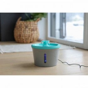 Fontana per Animali Domestici Kerbl Azzurro Grigio Plastica 1,6 L
