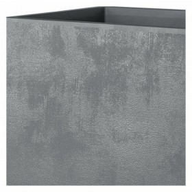 Vaso Deroma Grigio 49 x 49 x 49,5 cm Plastica Quadrato Secchio Ø 49 x 45 cm