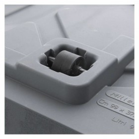 Vaso Deroma Grigio 49 x 49 x 49,5 cm Plastica Quadrato Secchio Ø 49 x 45 cm