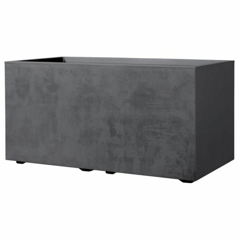 Vaso Autoirrigante Deroma Antracite 79 cm Plastica Rettangolare