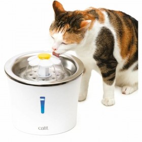 Fontana per Animali Domestici Catit Bianco Plastica/Acciaio inossidabile