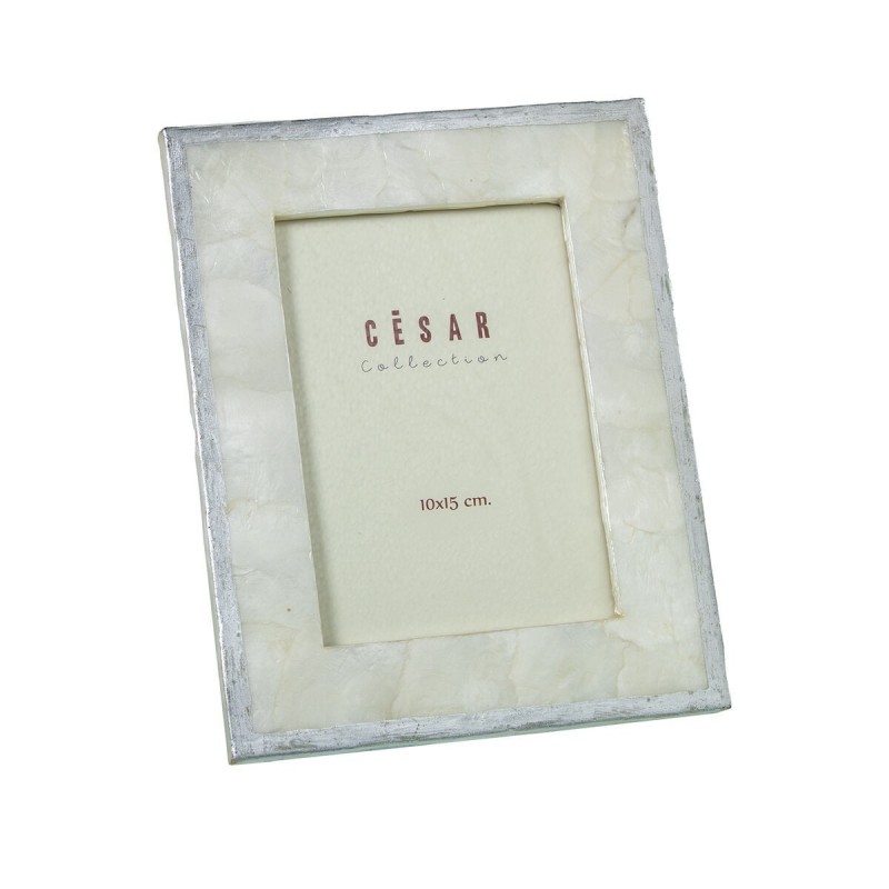 Cornice Portafoto Alexandra House Living Dorato Madreperla 17 x 1 x 22 cm