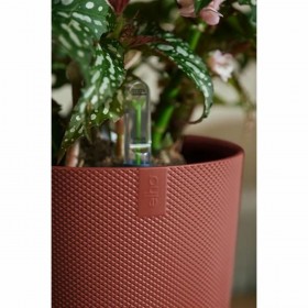 Vaso Elho Rosso Plastica Rotondo