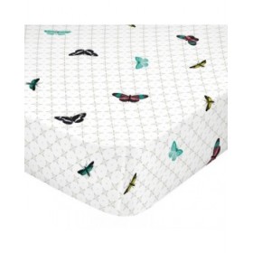 Lenzuolo con angoli aderenti HappyFriday Birds of paradise Multicolore 160 x 200 x 32 cm