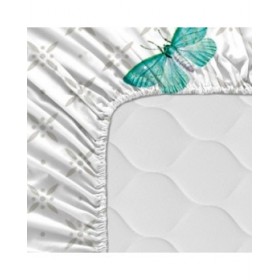 Lenzuolo con angoli aderenti HappyFriday Birds of paradise Multicolore 160 x 200 x 32 cm