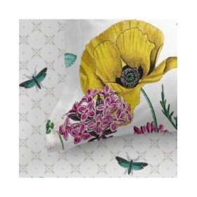 Lenzuolo con angoli aderenti HappyFriday Birds of paradise Multicolore 160 x 200 x 32 cm