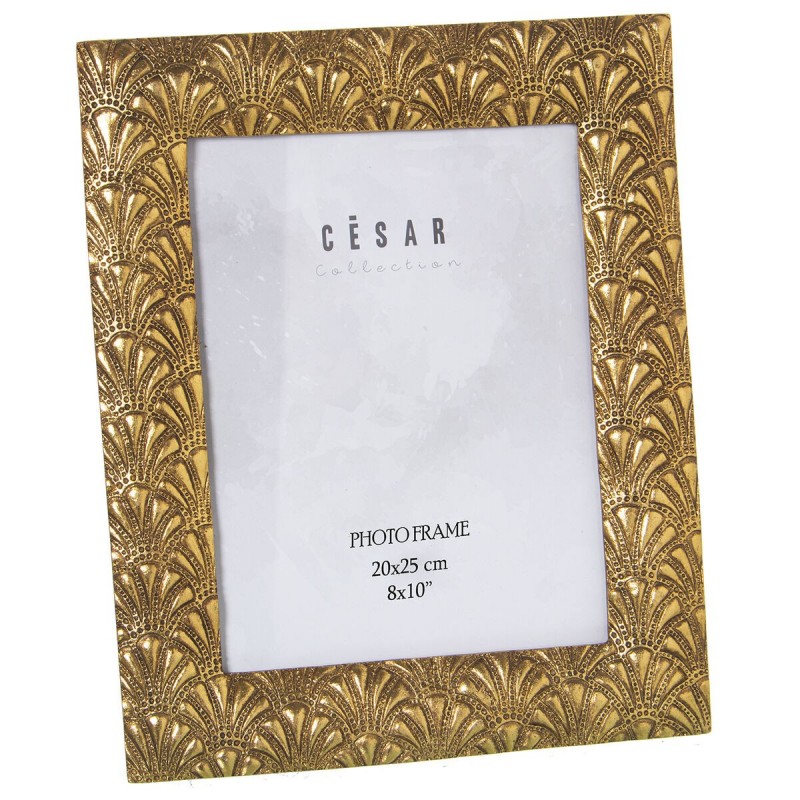 Cornice Portafoto Alexandra House Living Dorato Plastica 27 X 1 X 32 CM
