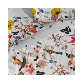 Lenzuolo con angoli HappyFriday Birds of paradise Multicolore 180 x 200 x 32 cm