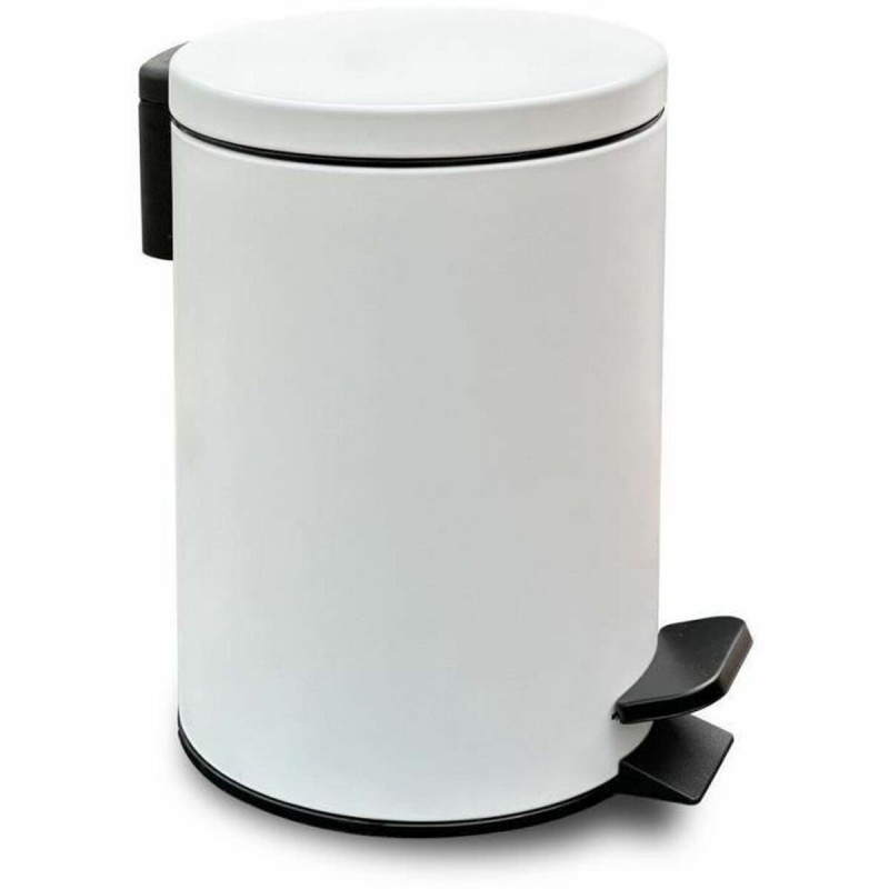 Cestino a pedale TODAY UTILITY Bianco Metallo 3 L 17 x 25 cm
