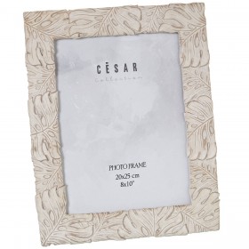 Cornice Portafoto Alexandra House Living Bianco Plastica 25 x 1 x 30 cm
