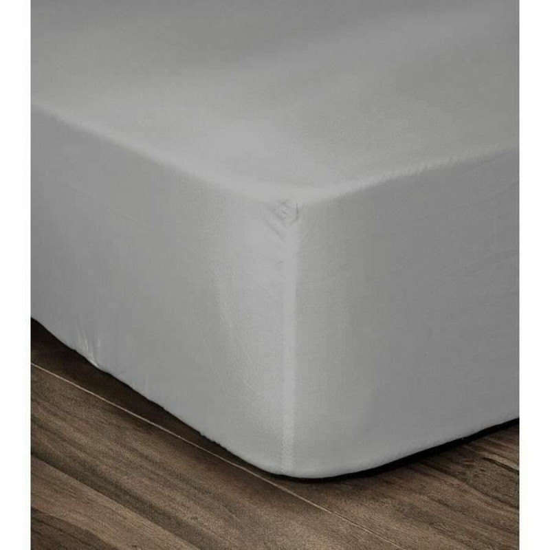 Lenzuolo con angoli Lovely Home Grigio Grigio chiaro Letto matrimoniale 140 x 190 cm
