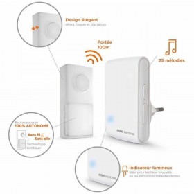 Citofono SCS SENTINEL  EcoBell 100 (230 V)