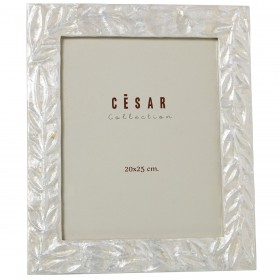 Cornice Portafoto Alexandra House Living Madreperla 27 X 1 X 32 CM