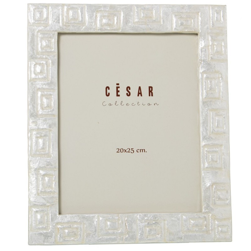 Cornice Portafoto Alexandra House Living Madreperla 27 X 1 X 32 CM