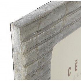 Cornice Portafoto Alexandra House Living Grigio Madreperla 17 x 1 x 22 cm