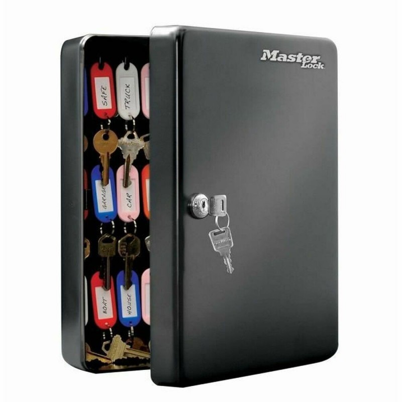 Armadietto portachiavi Master Lock ‎9,8 x 23,9 x 30 cm 50 Chiavi Nero Acciaio