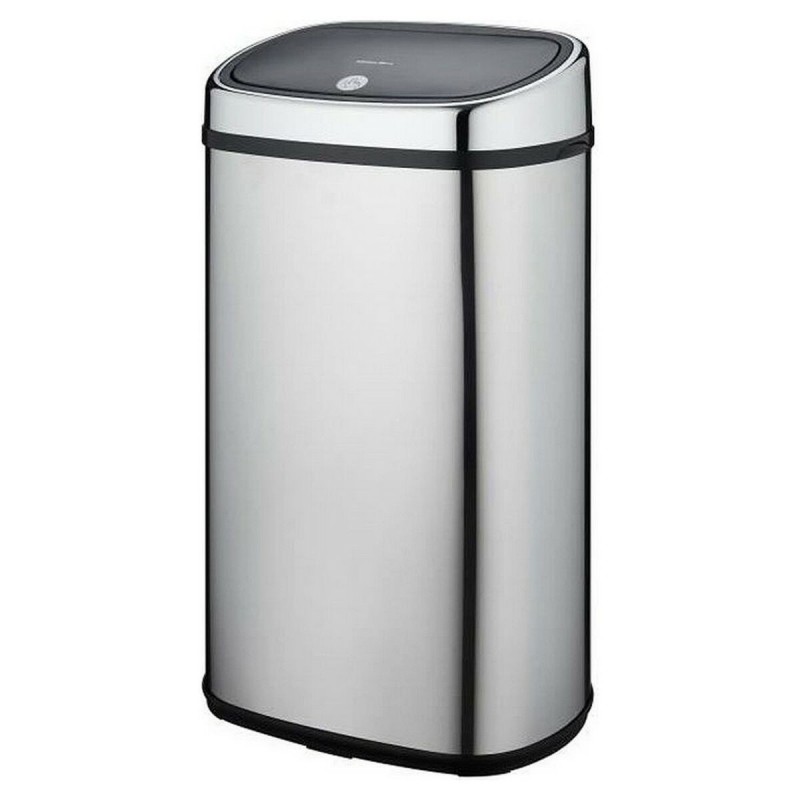 Secchio della spazzatura Kitchen Move Square Grigio 60 L