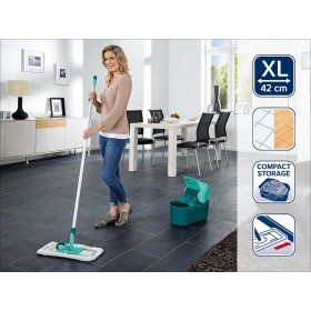 Mop with Bucket Leifheit Azzurro Plastica Composto 8 L