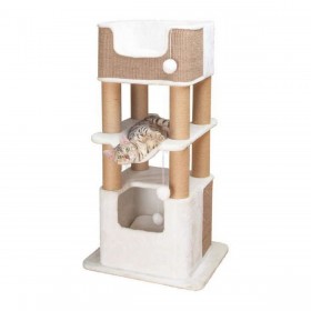 Tiragraffi per Gatti Trixie Lucano Albero Sisal Bianco (110 cm)