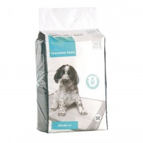 Tappetini Igienici per Cani MPETS Bianco Polietilene Gel Cellulosa (50 Unità)