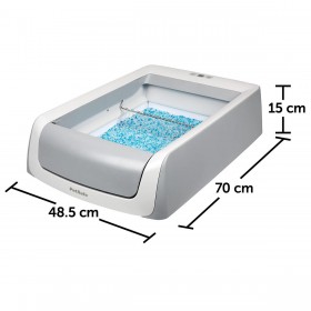 Lettiera per Gatti PetSafe Autopulizia 15 x 70 x 48,5 cm Bianco Plastica