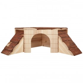 Casa in Miniatura Kerbl Roditori 37 x 37 x 16 cm Marrone Legno