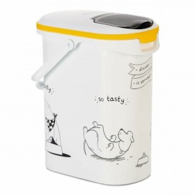 Contenitore per alimenti per animali domestici Curver 794092 Bianco Plastica 4 Kg 10 L
