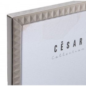 Cornice Portafoto Alexandra House Living Argentato Metallo 15 x 20 x 1 cm